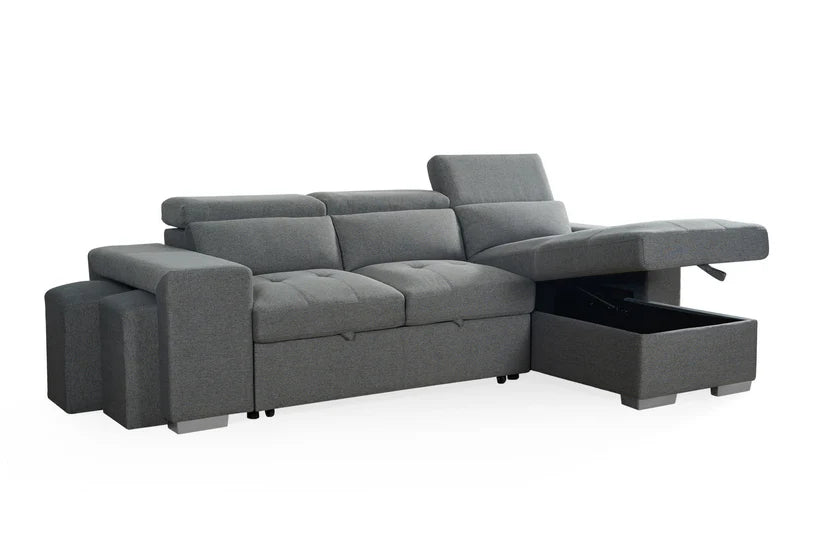 Artemis Sofabed Grey Universal Corner