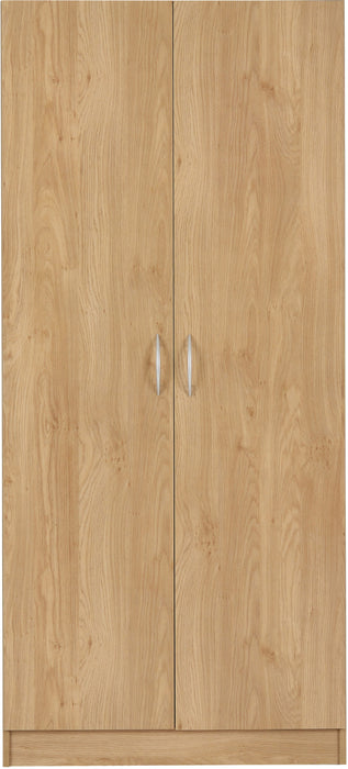 Bellingham 2 Door Wardrobe, Oak Effect