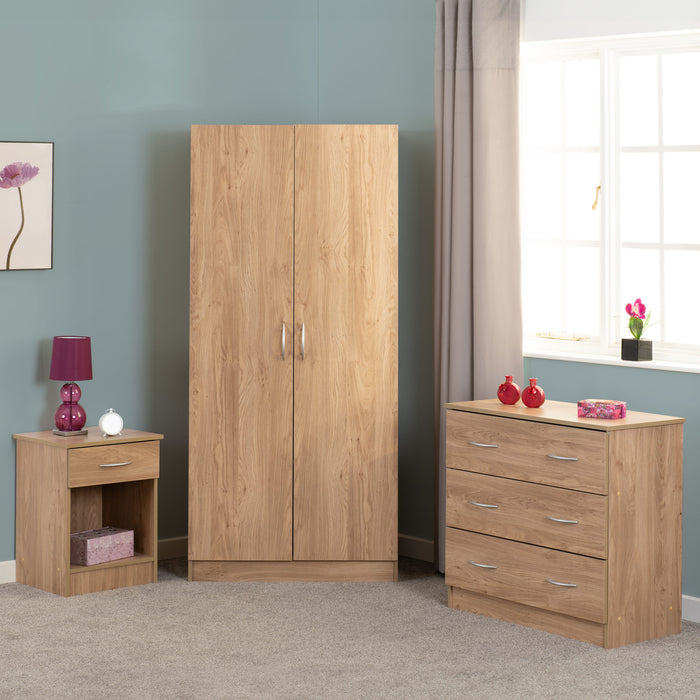 Bellingham 3 Drawer Chest - Oak Effect