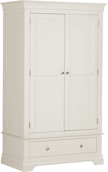 Bordeaux 2 Door Wardrobe - Ivory
