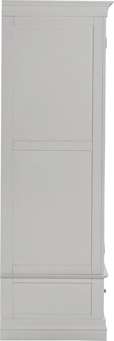 Bordeaux 2 Door Wardrobe - Pebble Grey