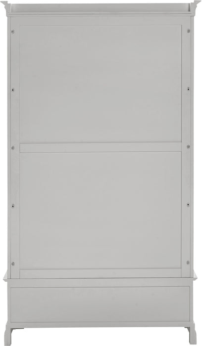 Bordeaux 2 Door Wardrobe - Pebble Grey