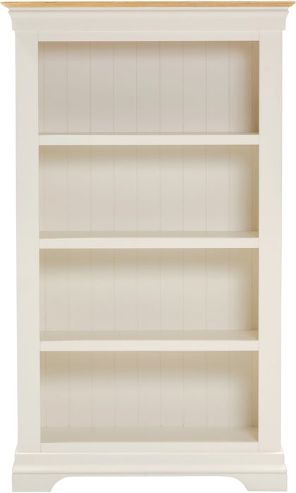 Bordeaux Wooden Bookcase, Ivory