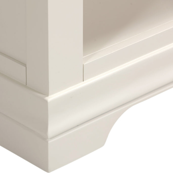 Bordeaux Wooden Bookcase, Ivory