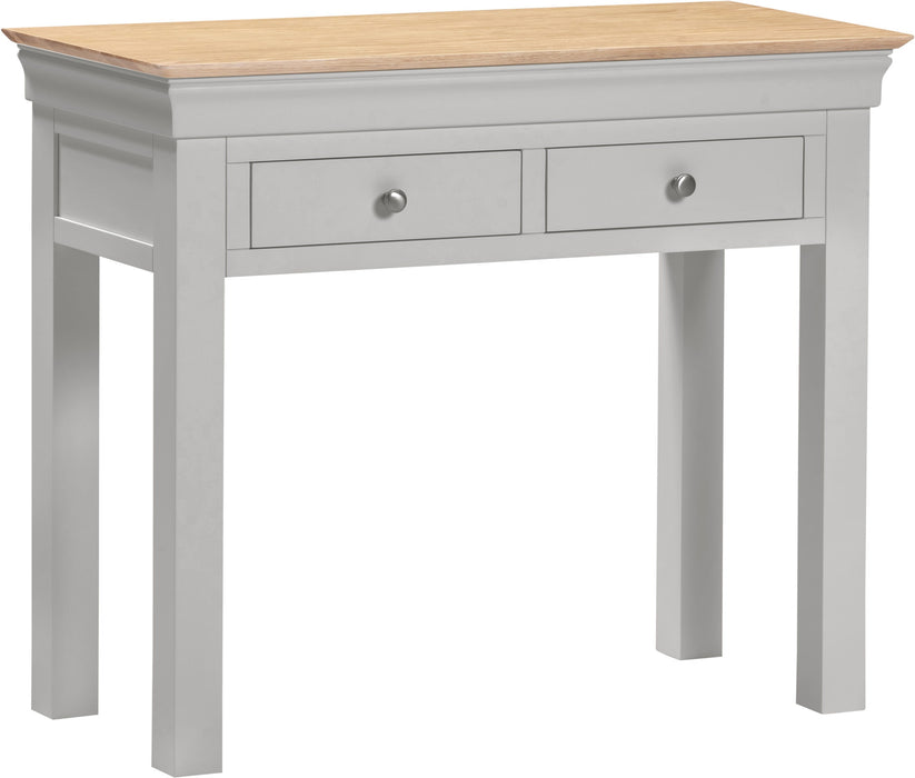 Bordeaux 2 Drawer Console Table, Pebble Grey
