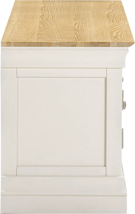 Bordeaux 2 Door TV Stand, Ivory