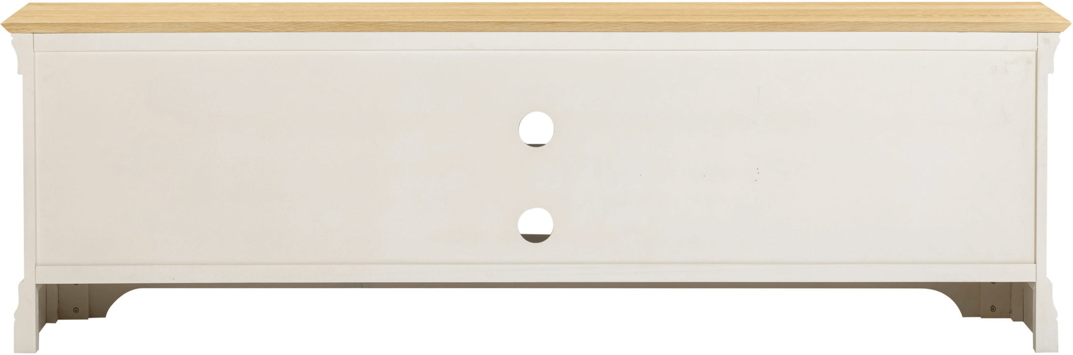 Bordeaux 2 Door TV Stand, Ivory