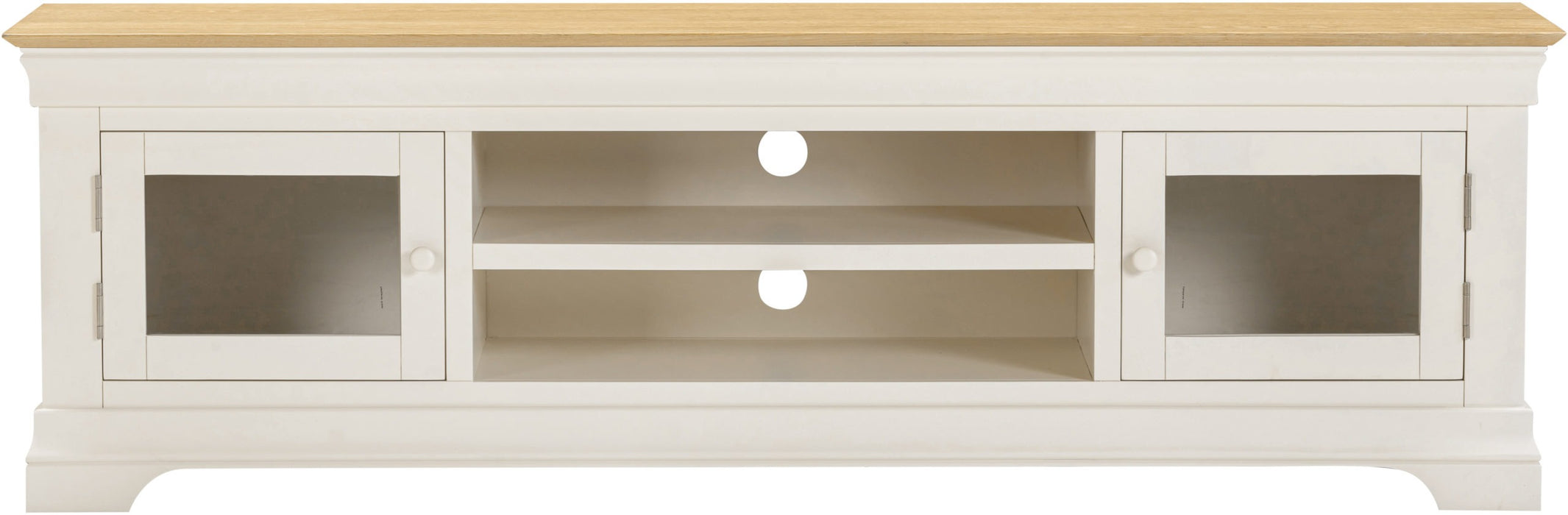 Bordeaux 2 Door TV Stand, Ivory