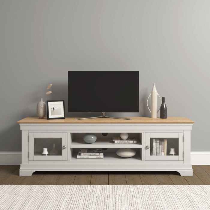 Bordeaux 2 Door TV Stand, Ivory
