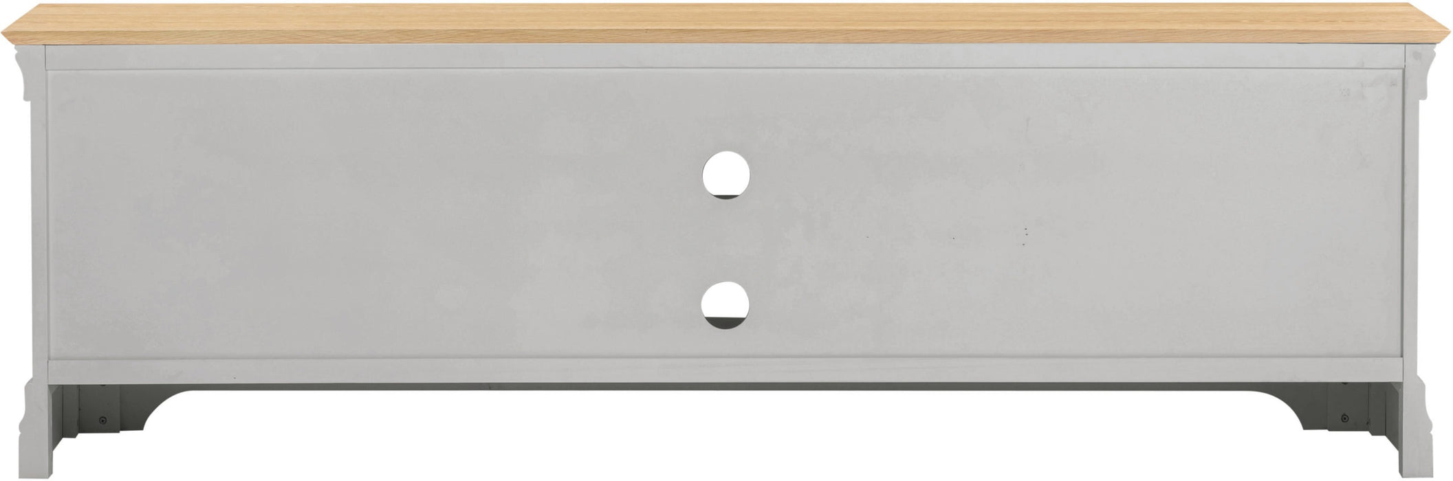 Bordeaux 2 Door TV Stand, Pebble Grey