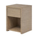 Wickham Ribbed Oak Bedside | 1 Drawer-Cheshire Furniture Outlet