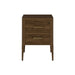 Abberley Bedside | Brown | 2 Drawers-Cheshire Furniture Outlet