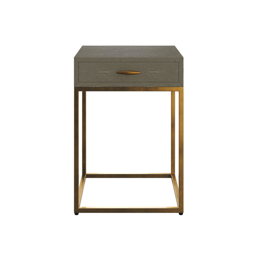 Hampton Bedside | Grey Shagreen-Cheshire Furniture Outlet