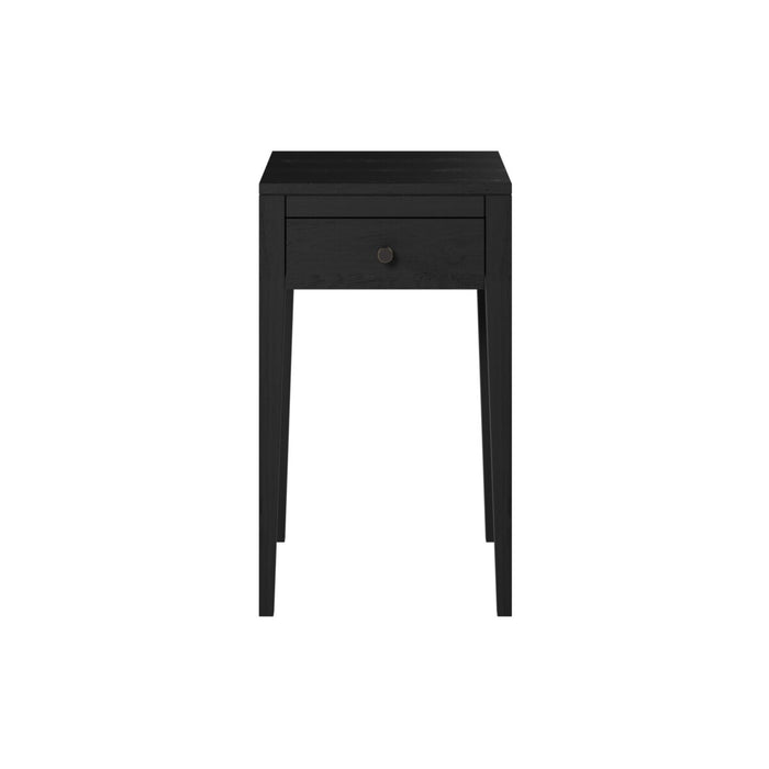 Radford Bedside | Black | 1 Drawer-Cheshire Furniture Outlet