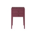 Radford Bedside | Red | 2 Drawers-Cheshire Furniture Outlet