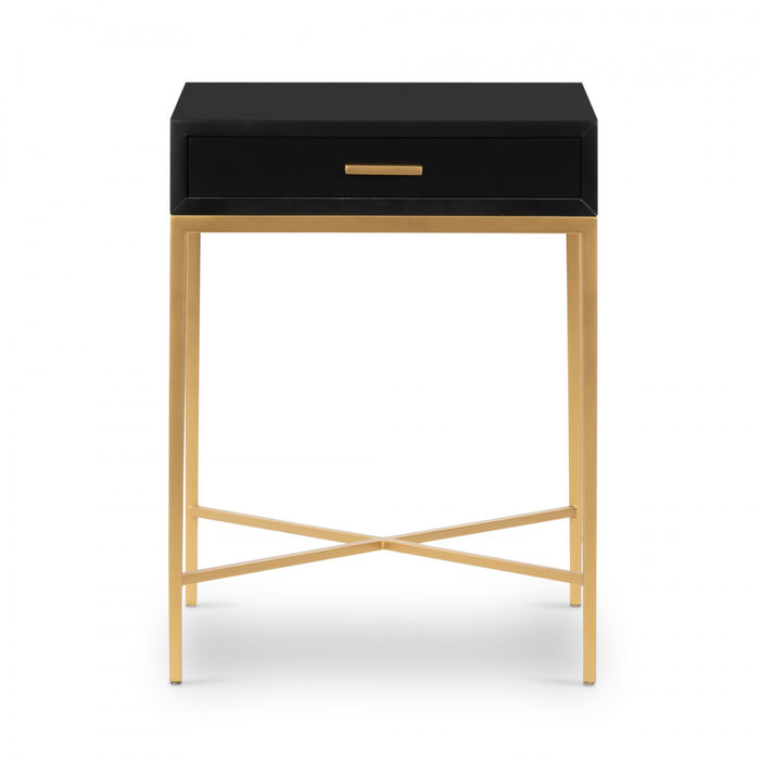 Berkeley Bedside | Black-Cheshire Furniture Outlet