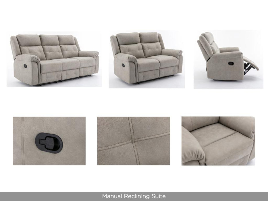 Berkeley 3+2 Suite Light Grey