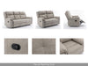 Berkeley 3 Seater Light Grey