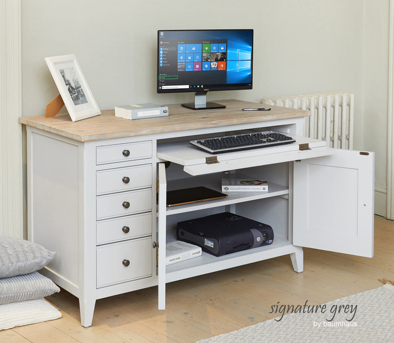 Signature Hidden Home Office Desk