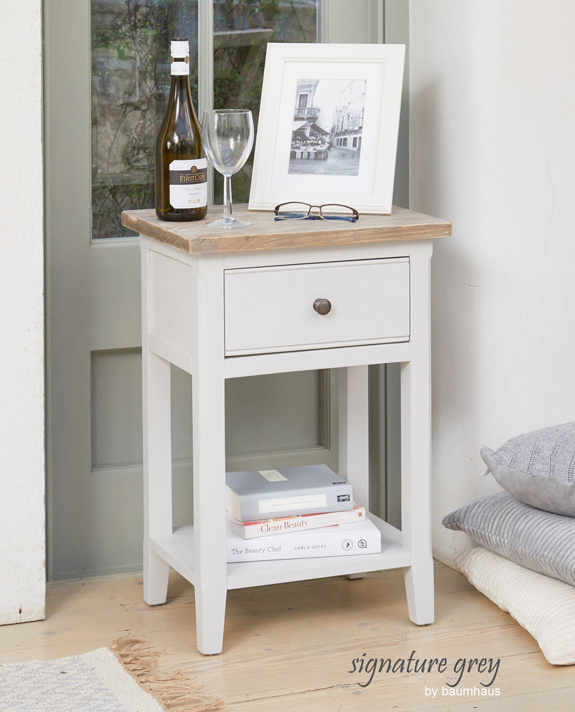 Signature One Drawer Lamp Table — Cheshire Furniture Outlet