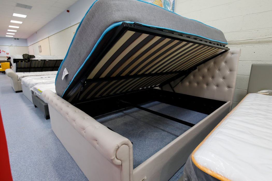 Easy Rise Gas Lift King Size Bed with Mattress-Cheshire Furniture Outlet