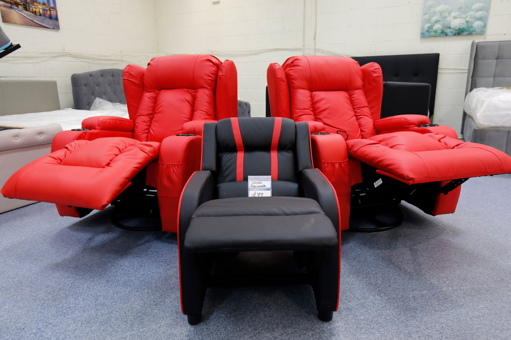 Crimson Manual Recliner Armchair With Heat And Massage-Cheshire Furniture Outlet