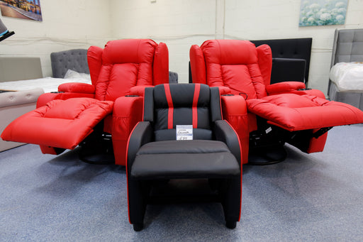 Crimson Manual Recliner Armchair With Heat And Massage-Cheshire Furniture Outlet