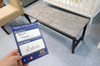 Slate Dining Bench-Cheshire Furniture Outlet