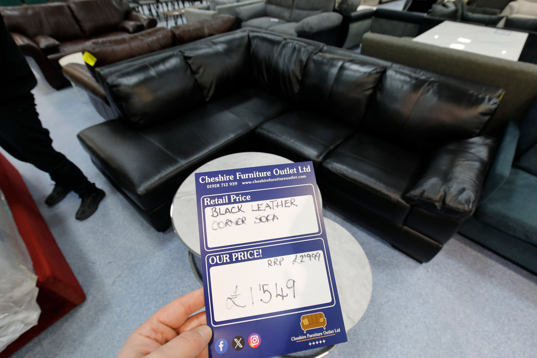 Midnight Luxe Corner Sofa-Cheshire Furniture Outlet
