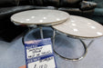 White Marble Serenity Nest Of Tables-Cheshire Furniture Outlet