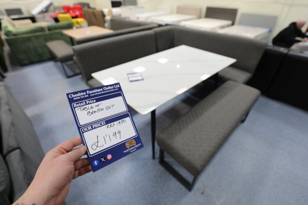 Cozy Corner Dining Set-Cheshire Furniture Outlet