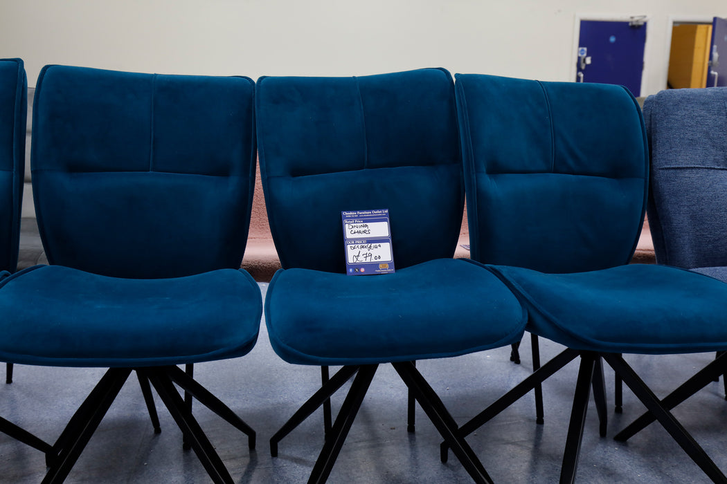 Oceanic Blue Dining Chair