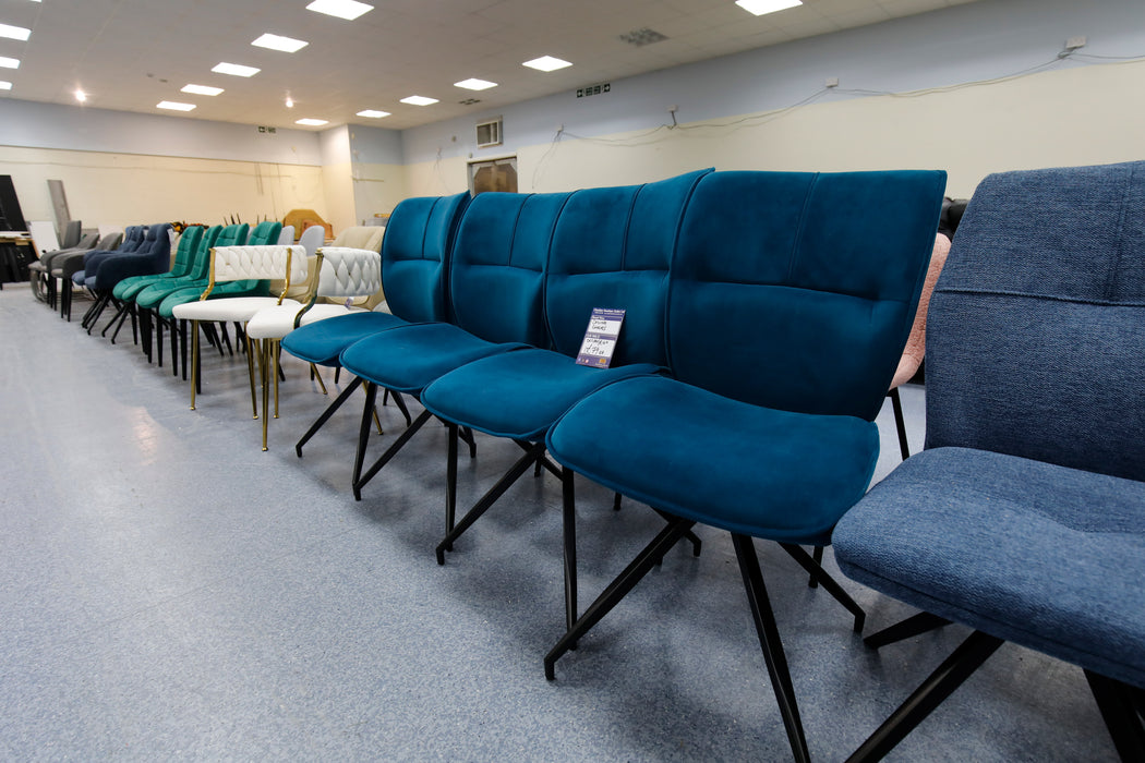 Oceanic Blue Dining Chair