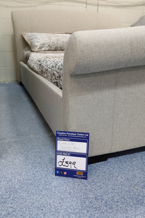 Sleigh Comfort King size Bed and Mattress-Cheshire Furniture Outlet