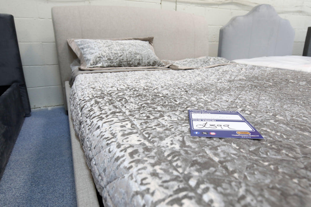 Sleigh Comfort King size Bed and Mattress-Cheshire Furniture Outlet