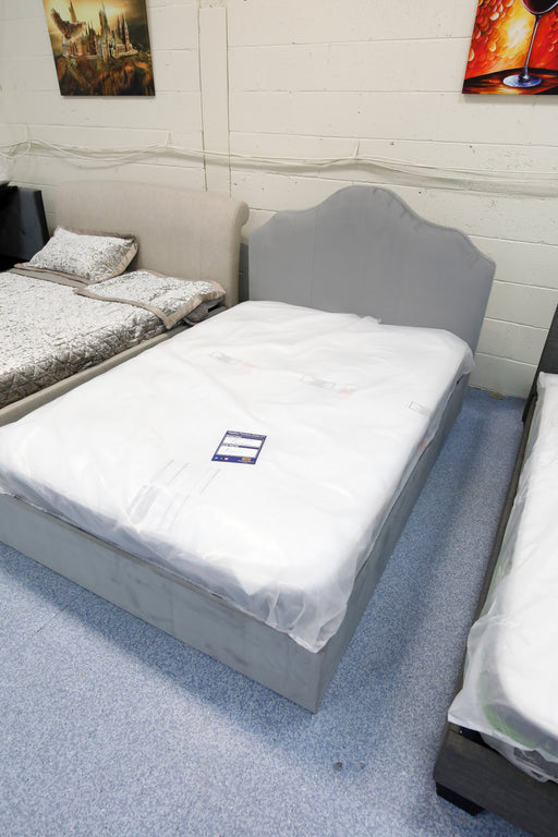 Silver Slumber Double Bed With Mattress-Cheshire Furniture Outlet