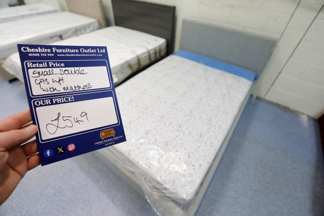 Serene Small Double Bed With Mattress-Cheshire Furniture Outlet