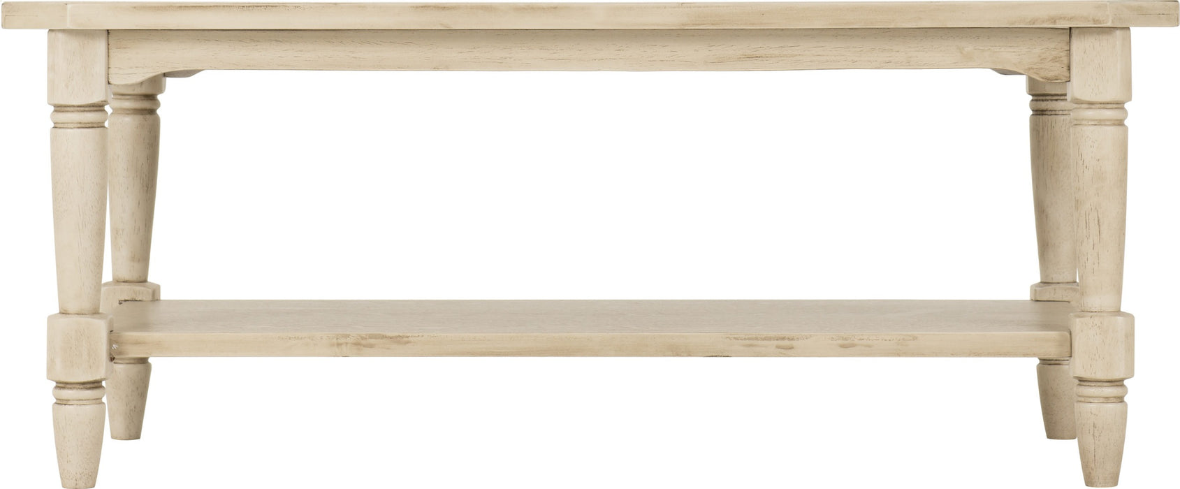 Chantilly French Style Wooden Coffee Table, Cream