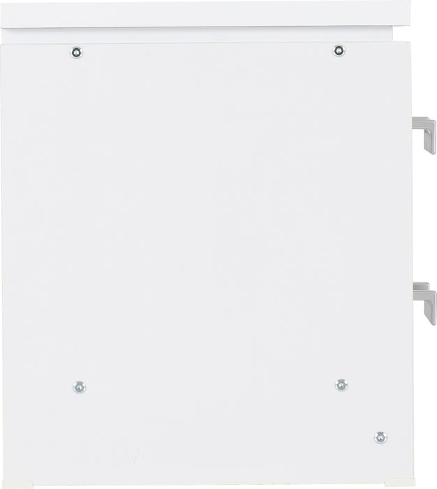 Charles 2 Drawer Bedside Chest - White