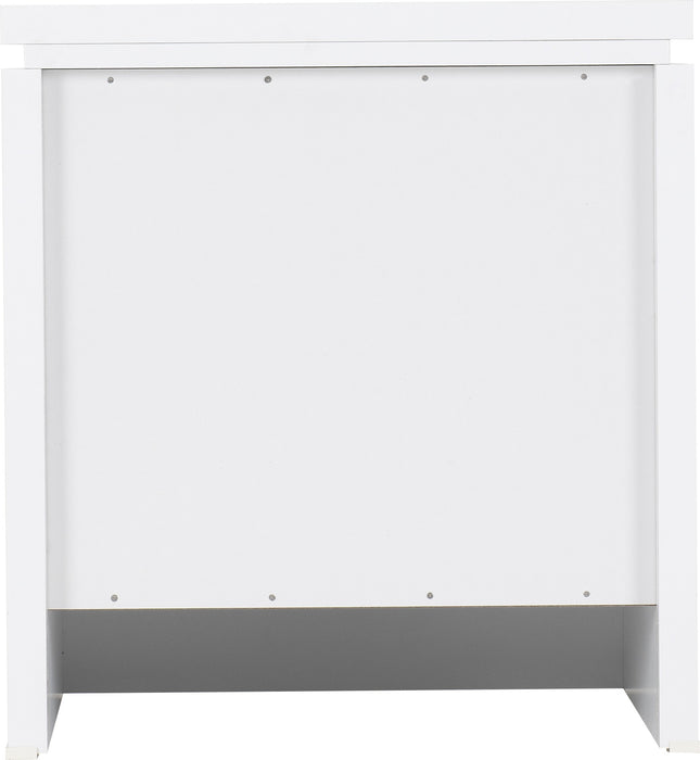 Charles 2 Drawer Bedside Chest - White