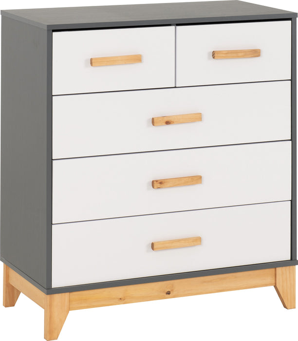 Cleveland 3 + 2 Drawer Chest