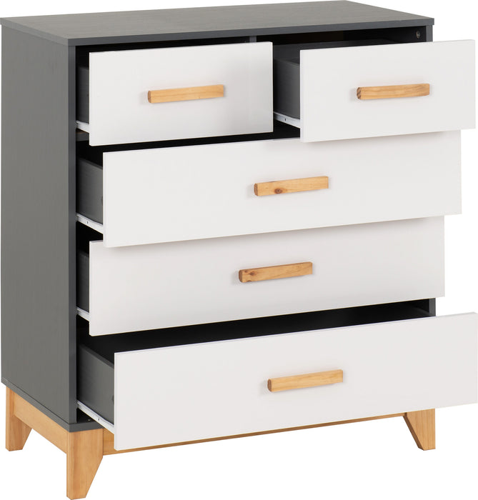 Cleveland 3 + 2 Drawer Chest