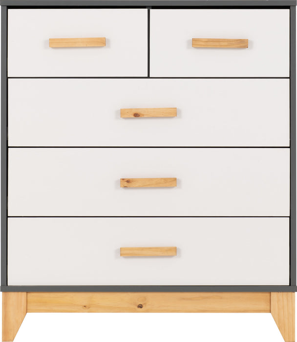 Cleveland 3 + 2 Drawer Chest