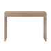 Wickham Ribbed Oak Console Table-Cheshire Furniture Outlet