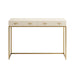 Hampton Console Table | Ivory Shagreen-Cheshire Furniture Outlet