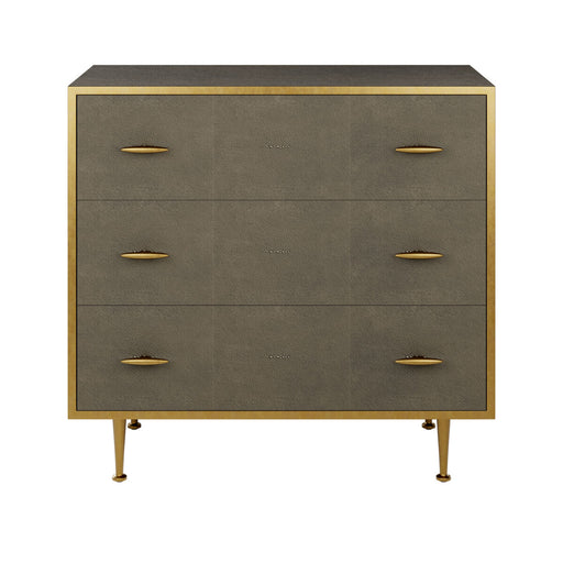 Hampton Chest of Drawers | Grey Shagreen-Cheshire Furniture Outlet