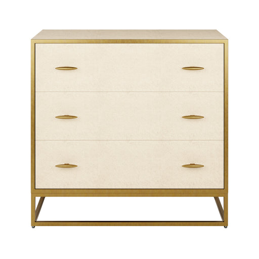 Hampton Chest of Drawers | Ivory Shagreen-Cheshire Furniture Outlet