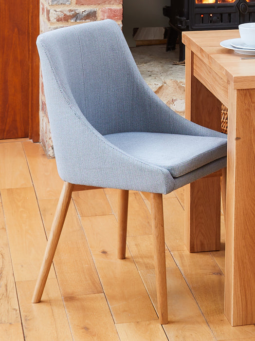 Oak Grey Chair (Pack of two)
