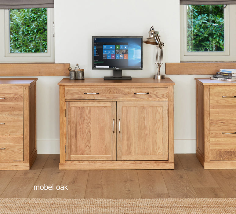 Mobel Oak Hidden Home Office