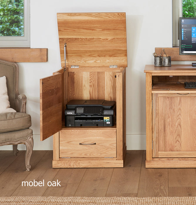 Mobel Oak Printer Cupboard